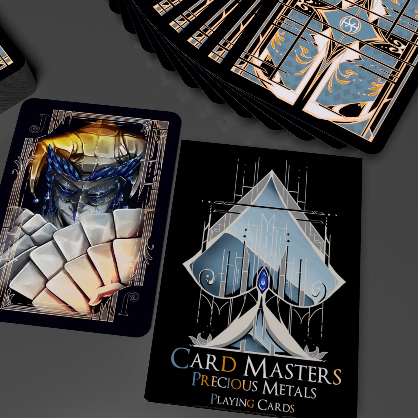 Card Masters Precious Metals Black with Printed Box