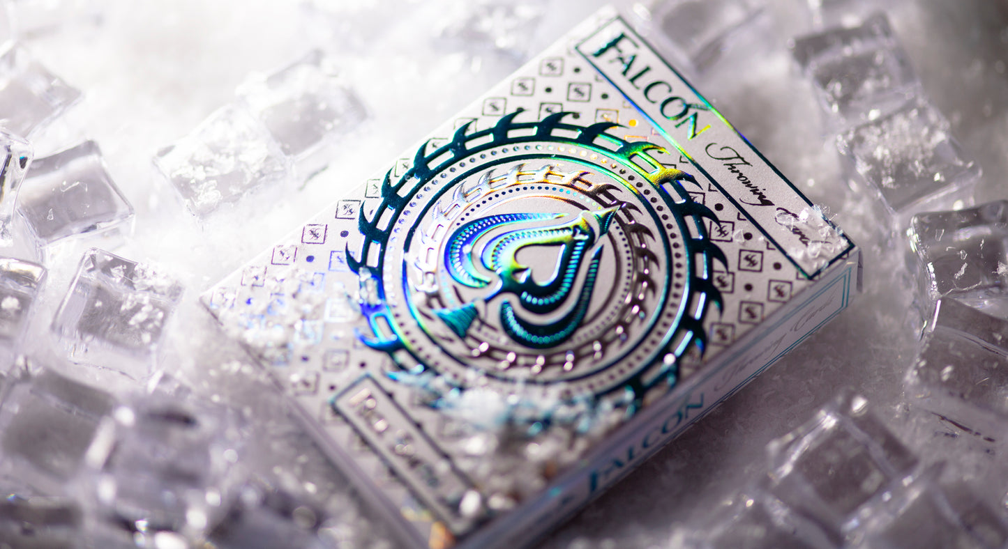 Falcon Playing Cards (Ice Edition) Dual Holographic Foil Box