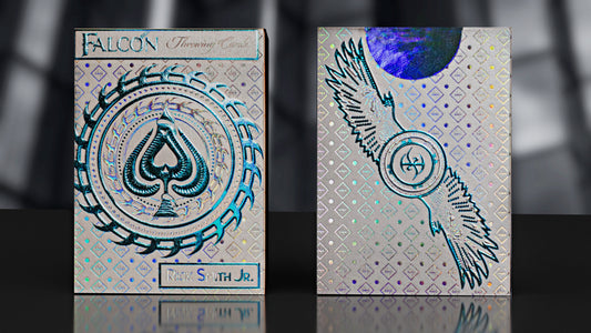 Falcon Playing Cards (Ice Edition) Dual Holographic Foil Box plus Holographic Gilding