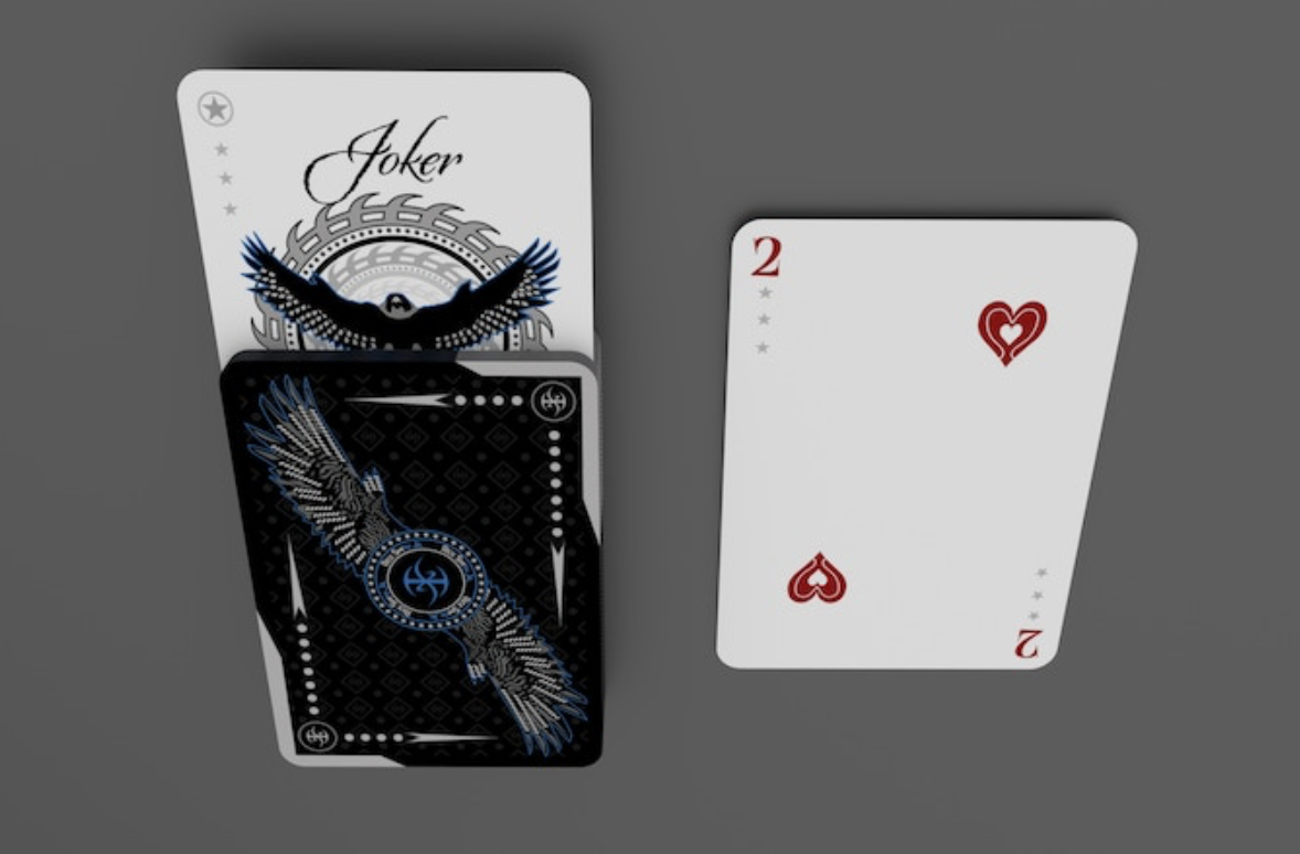 Falcon Playing Cards (Silver Edition) with Foil Box