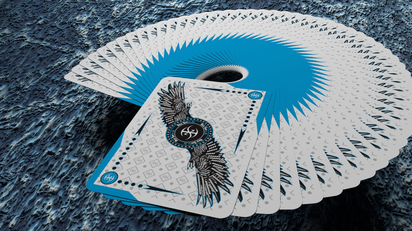 Falcon Playing Cards (Ice Edition) Dual Holographic Foil Box